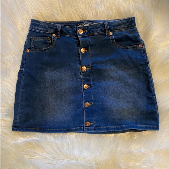 CAT & JACK DENIM SKIRT SIZE XL (14-16) ULTIMATE STRETCH IN GREAT CONDITION. - Picture 11 of 11